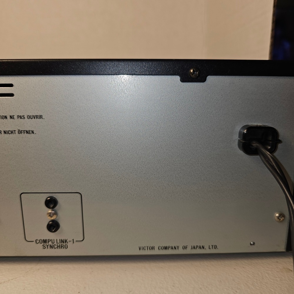 JVC TD-W75 Stereo Double Cassette Deck Dolby B-C NR Full Logic Control Black - Picture 5 of 10